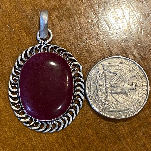Stunning Natural Handmade Ruby Gemstone Pendant. - Picture 9 of 9